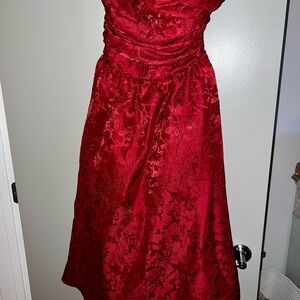 Elegant Red Dress by Babyboo